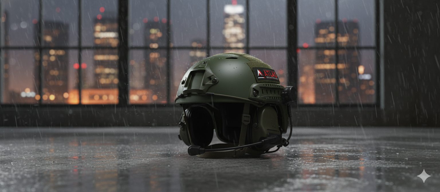 Atlas Tactical Helmet - Ballistic Protection System