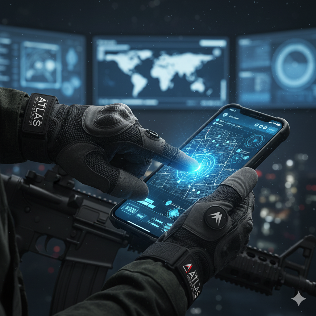 Atlas Tactical Gloves - Full Finger Combat Gloves