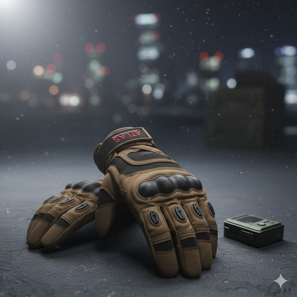 Atlas Tactical Gloves - Full Finger Combat Gloves