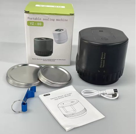 Portable Electric Mason Jar Vacuum Sealer Kit