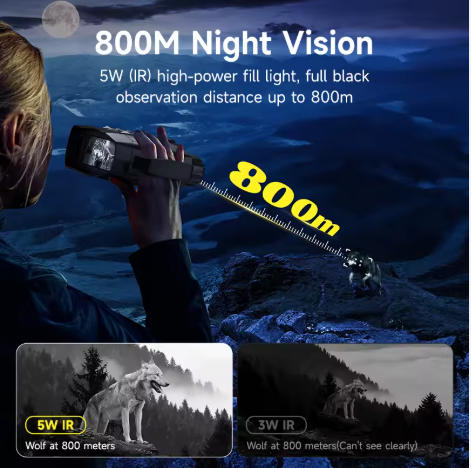 326 New 1080p Night Vision 10X Digital Infrared Hunting Binoculars 0.5M-1000M Range OEM Night Vision Telescope & Binoculars