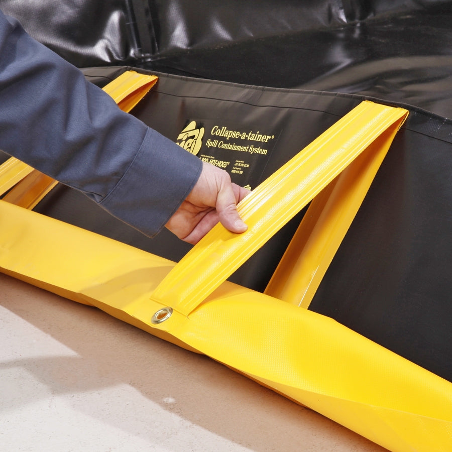 Collapse-A-Tainer® Self-Rising Spill Containment Berm - 10'x10'x1' (748 gal)