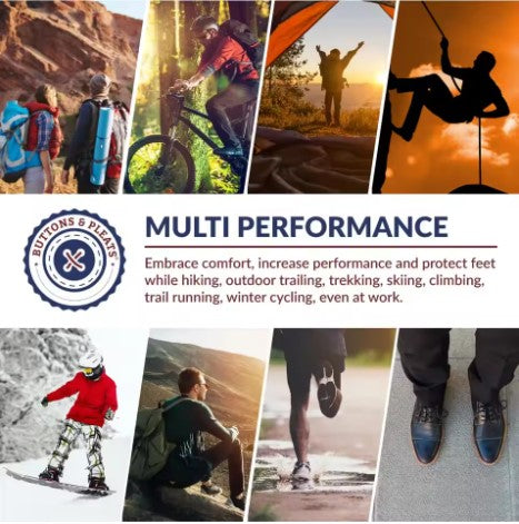 Merino Wool Hiking Socks Thermal Warm Crew Winter Boot Sock For Men & Women