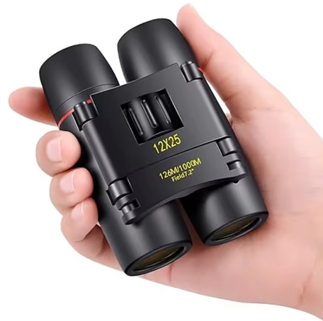 Compact Binoculars for Adults and Kids, Large Eyepiece Waterproof Binocular with Low Light Vision